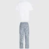 Gestreiftes Pyjama-Set Gestreiftes Pyjama-Set