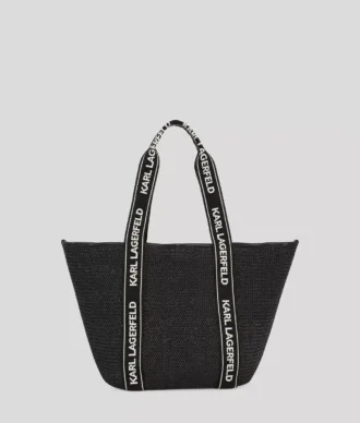 Gewebte Strandtasche mit Logo