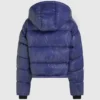 Glänzende, kastenförmige Daunenjacke Glänzende, kastenförmige Daunenjacke