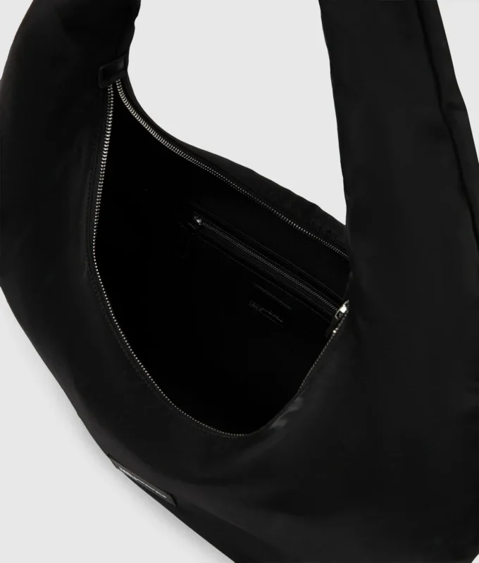 Glänzende Nylon-Hobo-Tasche