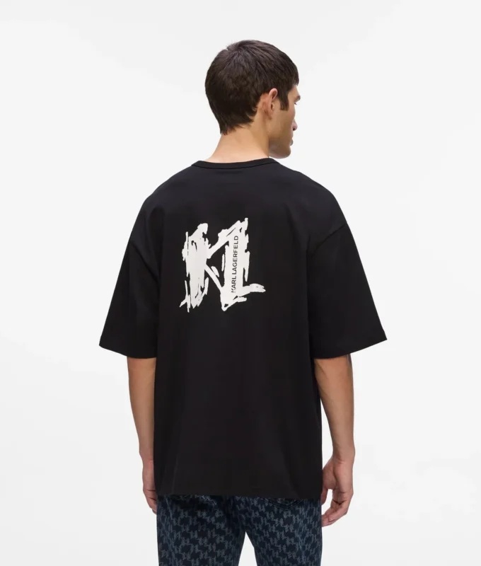 Grafisches Monogramm-T-Shirt Grafisches Monogramm-T-Shirt