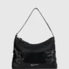 Große Schultertasche mit Schnalle