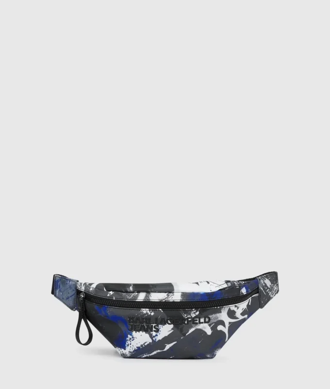 Gürteltasche mit Graffiti-Print Gürteltasche mit Graffiti-Print