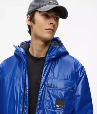 Hochglänzende Utility-Jacke