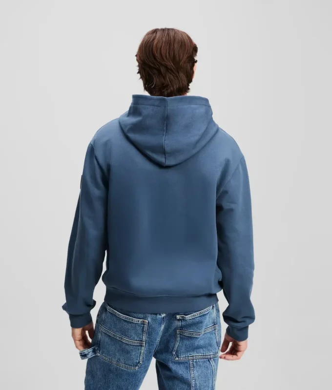 HOODIE MIT AUFGENÄHTEM LOGO