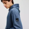 HOODIE MIT AUFGENÄHTEM LOGO