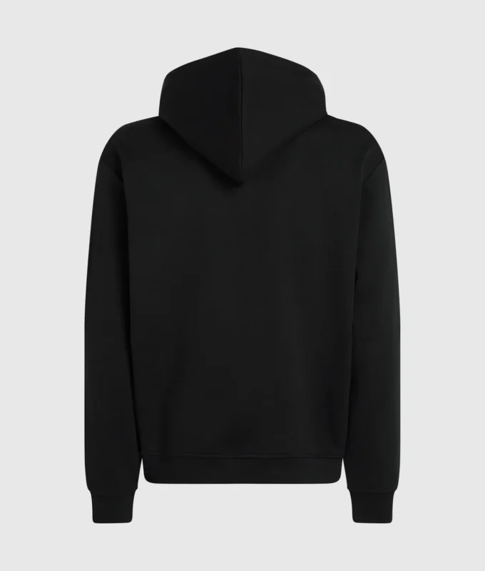Hoodie mit Denim-Tasche
