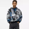 Hoodie mit durchgehendem Paint-Effekt