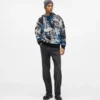Hoodie mit durchgehendem Paint-Effekt