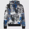 Hoodie mit durchgehendem Paint-Effekt