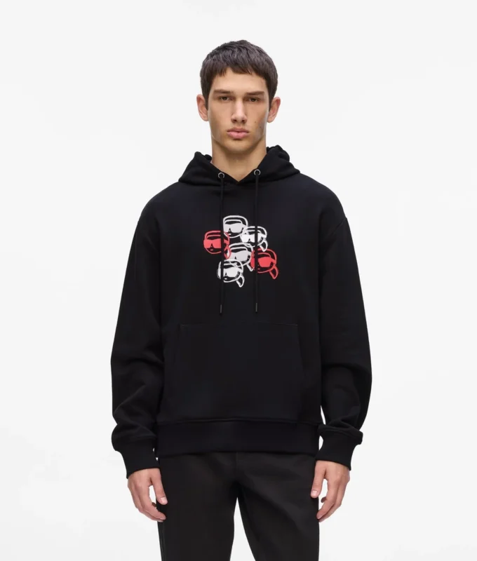 Hoodie mit Ikon-Print