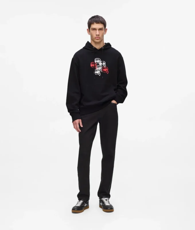 Hoodie mit Ikon-Print