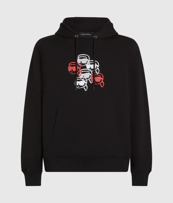 Hoodie mit Ikon-Print