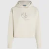 Hoodie mit Monogramm-Nieten