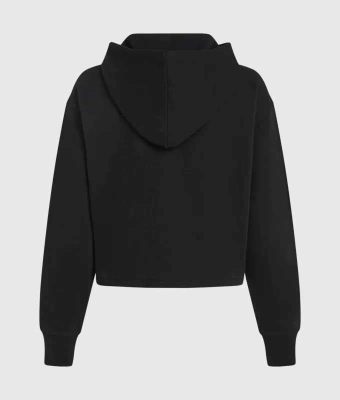 Hoodie mit Monogramm-Nieten