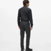 Hose mit Satin-Details Hose mit Satin-Details