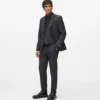 Hose mit Satin-Details Hose mit Satin-Details