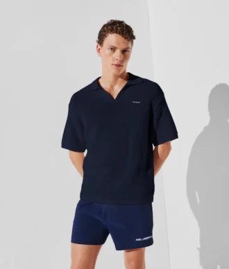 HOTEL KARL CROCHET POLO SHIRT