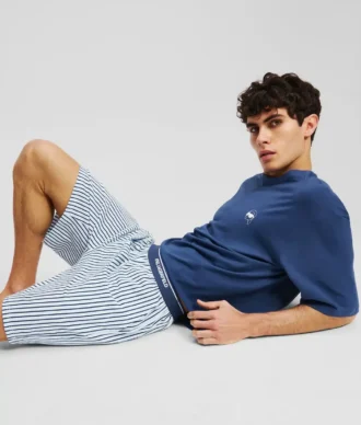 IKON GESTREIFTES PYJAMA-SET
