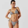 IKON GESTREIFTES TRIANGLE-BIKINI-OBERTEIL