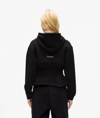 Ikon Hoodie mit gerafftem Reißverschluss Ikon Hoodie mit gerafftem Reißverschluss