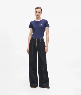 Ikon-Jeans mit weitem Bein Ikon-Jeans mit weitem Bein