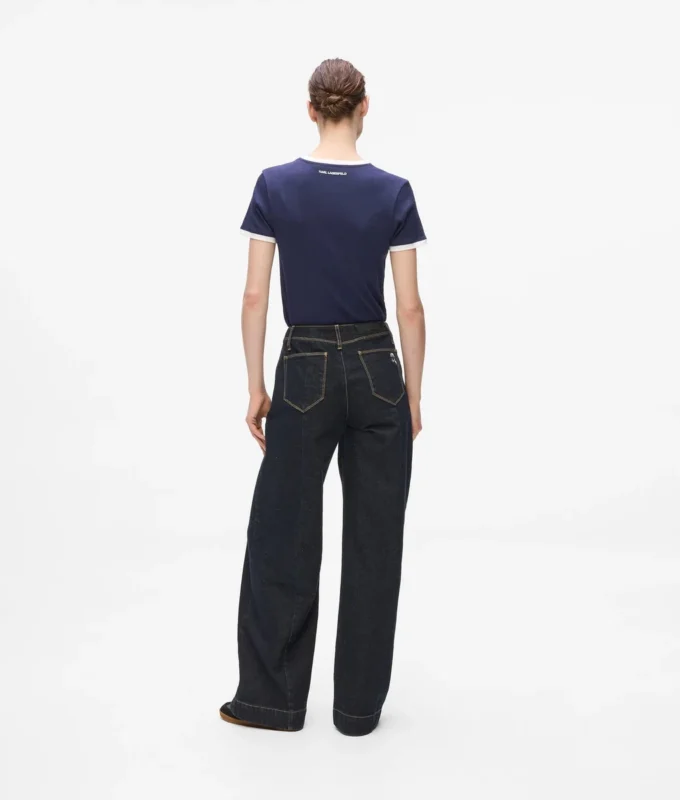 Ikon-Jeans mit weitem Bein Ikon-Jeans mit weitem Bein