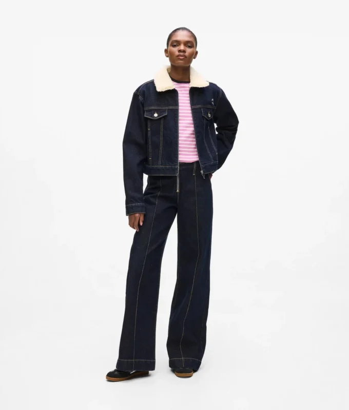Ikon-Jeans mit weitem Bein Ikon-Jeans mit weitem Bein