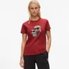 IKON KARL & CHOUPETTE RHINESTONE T-SHIRT