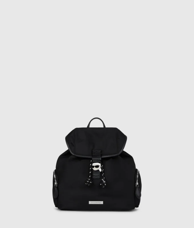 Ikon kleiner Rucksack aus Nylon mit Patte