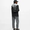 Ikon kleiner Rucksack aus Nylon mit Patte