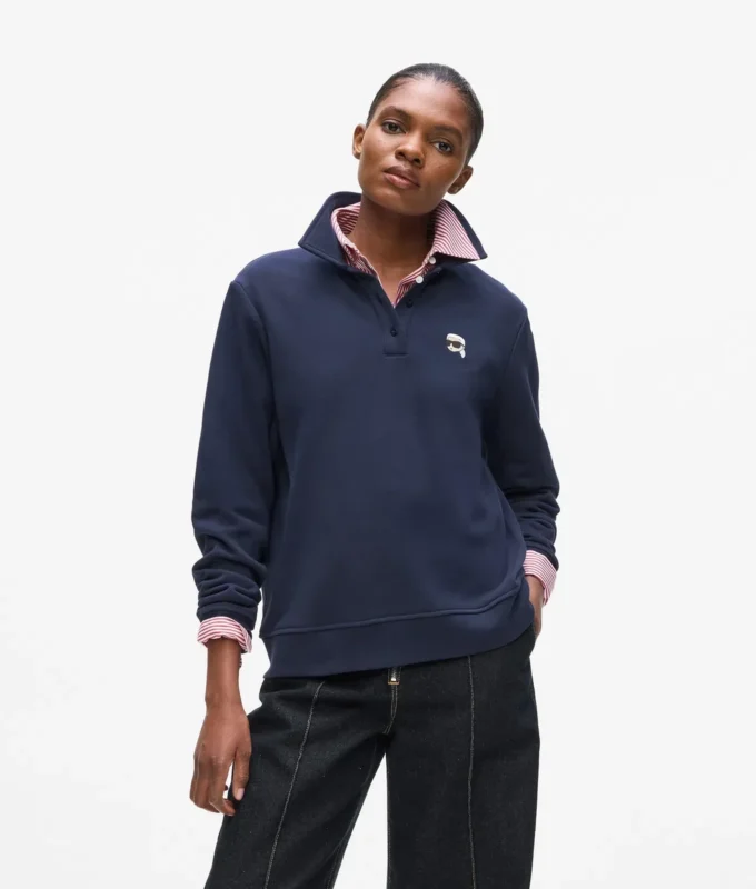 Ikon Langarm-Poloshirt