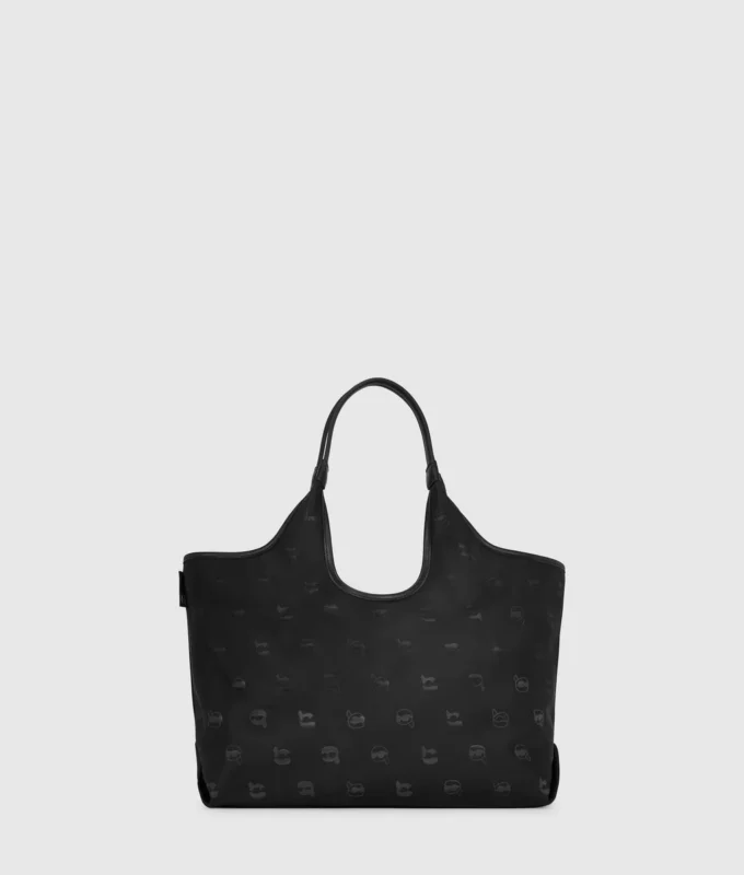Ikon Nylon-Tragetasche mit Allover-Print Ikon Nylon-Tragetasche mit Allover-Print