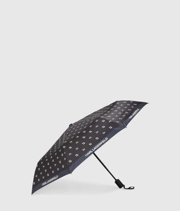 Ikon Regenschirm mit Allover-Print Ikon Regenschirm mit Allover-Print