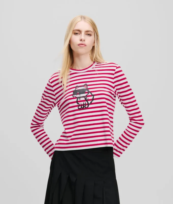 IKON STRIPE LANGÄRMELIGES T-SHIRT IKON STRIPE LANGÄRMELIGES T-SHIRT