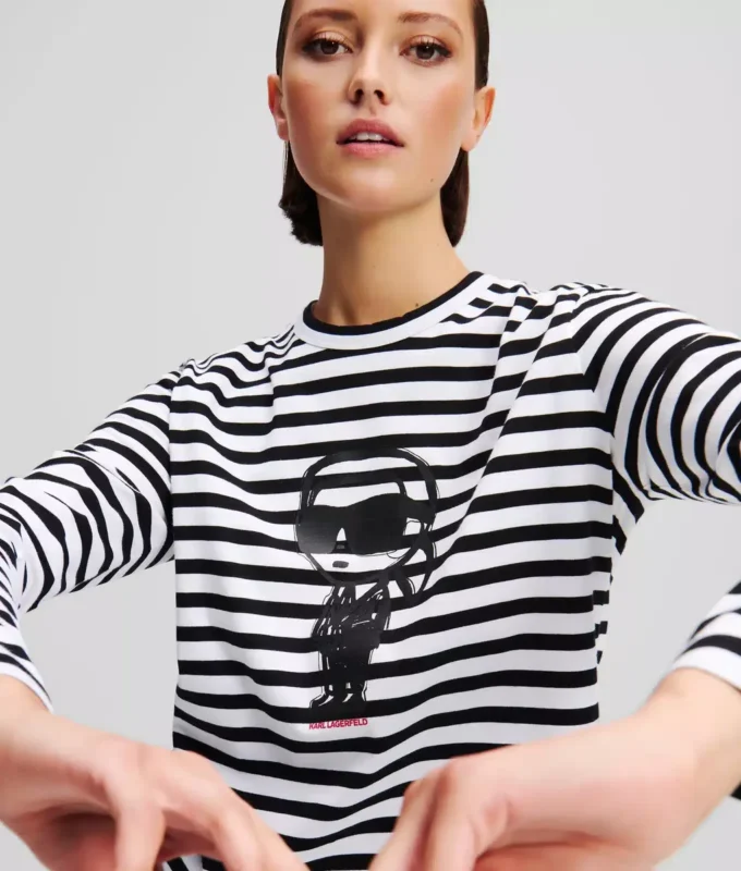 IKON STRIPE LANGÄRMELIGES T-SHIRT IKON STRIPE LANGÄRMELIGES T-SHIRT