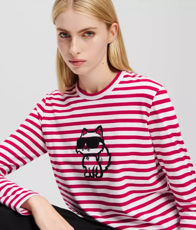 IKON STRIPE LANGÄRMELIGES T-SHIRT IKON STRIPE LANGÄRMELIGES T-SHIRT