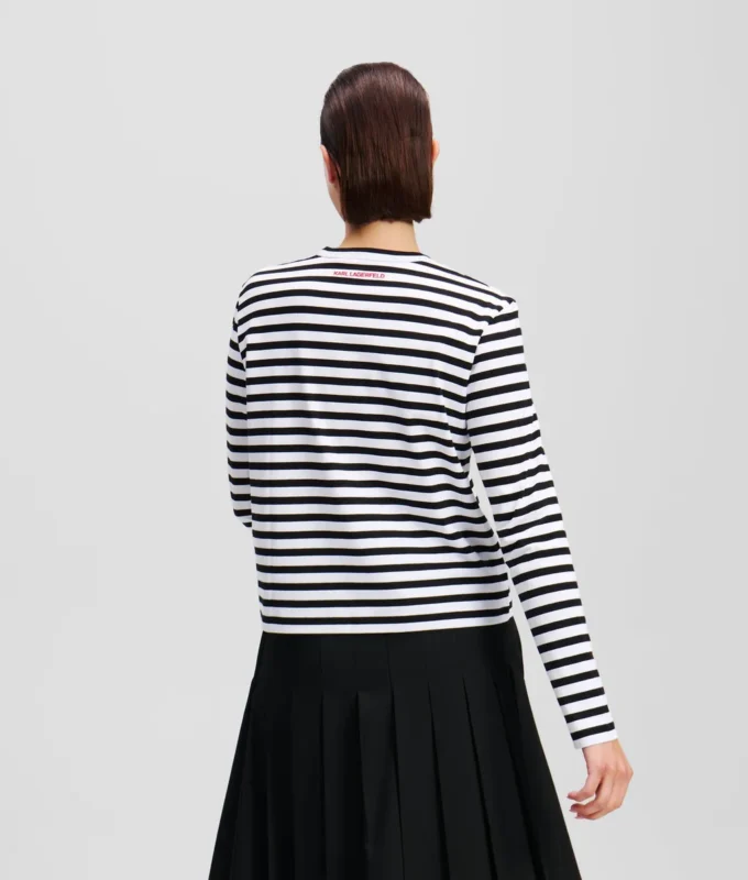 IKON STRIPE LANGÄRMELIGES T-SHIRT IKON STRIPE LANGÄRMELIGES T-SHIRT