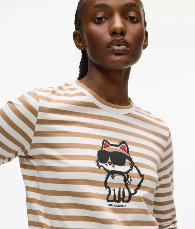 IKON STRIPE LANGÄRMELIGES T-SHIRT IKON STRIPE LANGÄRMELIGES T-SHIRT