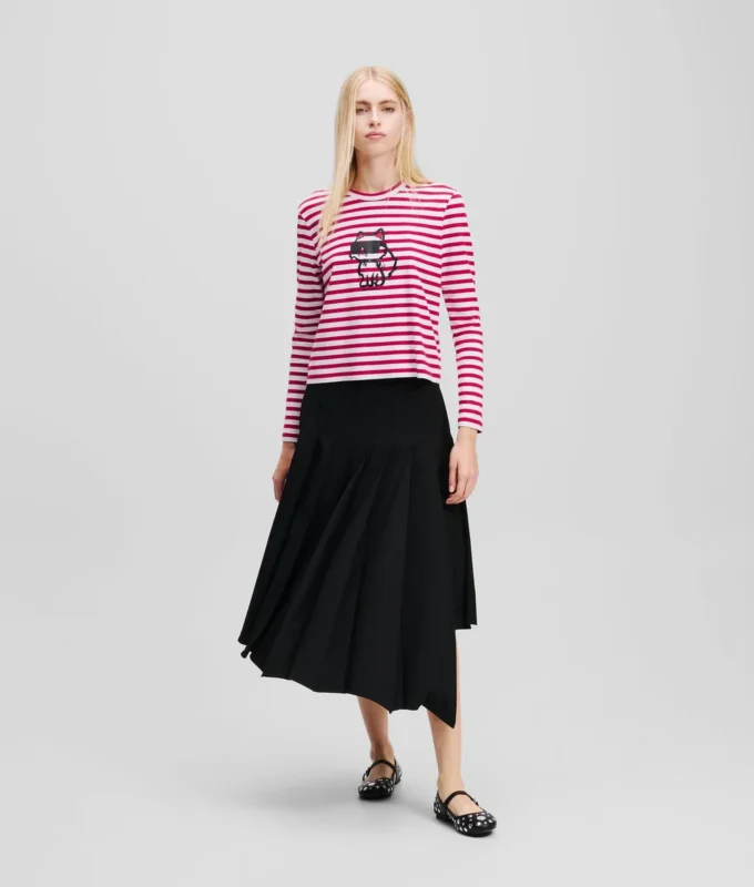 IKON STRIPE LANGÄRMELIGES T-SHIRT IKON STRIPE LANGÄRMELIGES T-SHIRT