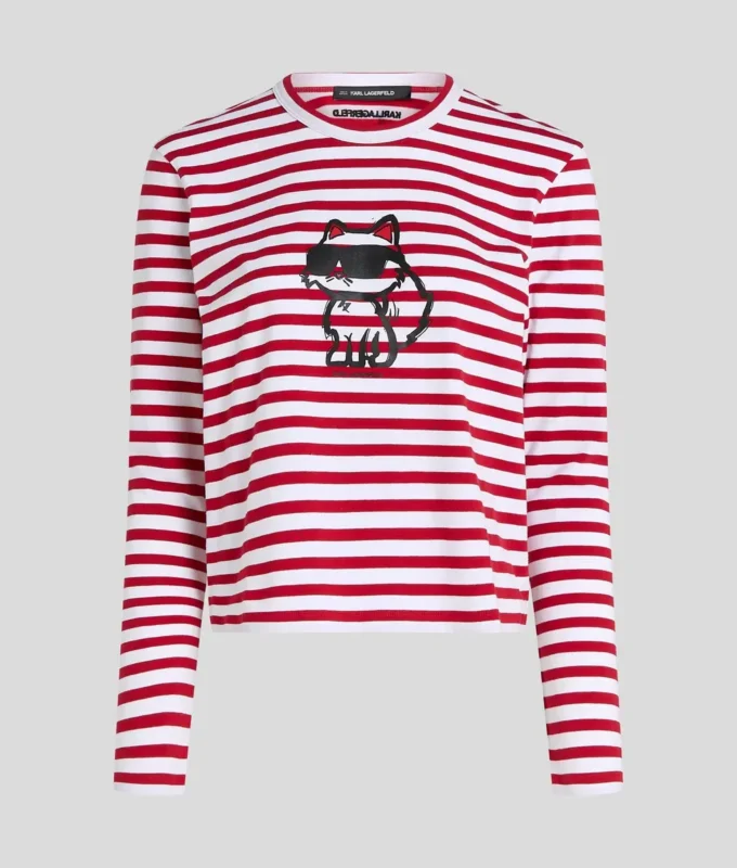 IKON STRIPE LANGÄRMELIGES T-SHIRT IKON STRIPE LANGÄRMELIGES T-SHIRT