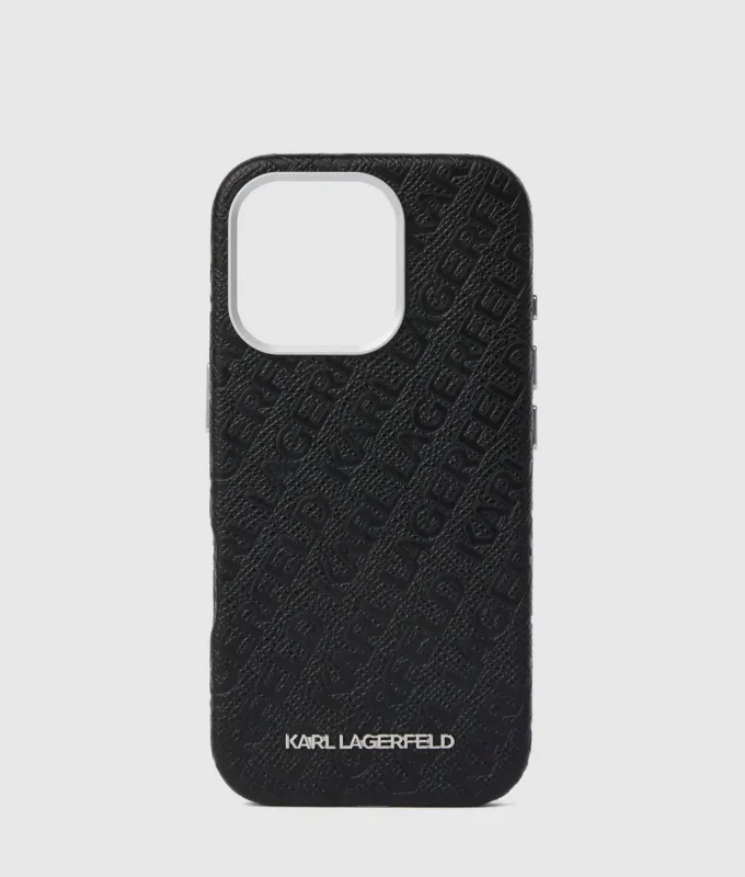 iPhone 16 Pro Hülle mit durchgehendem Logo iPhone 16 Pro Hülle mit durchgehendem Logo