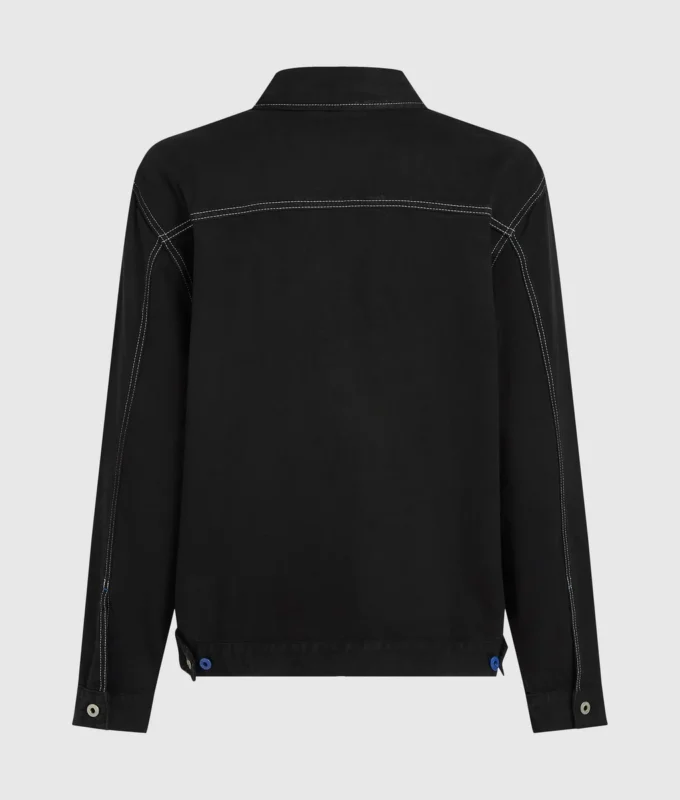 Jacke mit Kontrastnähten Jacke mit Kontrastnähten