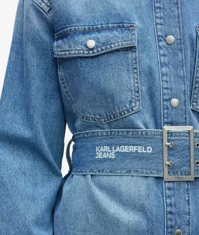 Jeanshemd mit Gürtel Jeanshemd mit Gürtel