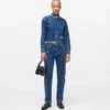 Jeanshemd mit Nieten