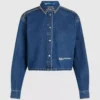 Jeanshemd mit Nieten