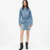 Jeanskleid mit Gürtel Jeanskleid mit Gürtel