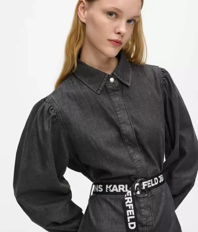 Jeanskleid mit Gürtel Jeanskleid mit Gürtel