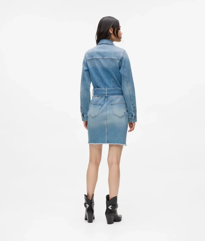 Jeanskleid mit Gürtel Jeanskleid mit Gürtel