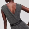 JERSEY-JUMPSUIT MIT STRASSSTEINEN JERSEY-JUMPSUIT MIT STRASSSTEINEN